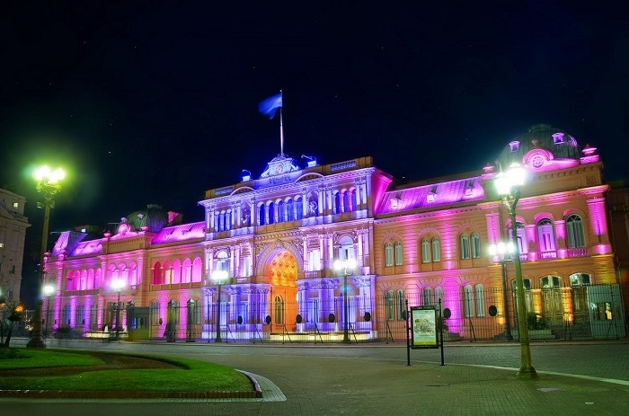 Casa Rosada – это резиденция президента Аргентины.