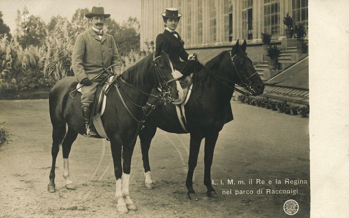 Виктор Эммануил III (1869-1947) и Елена Черногория (1873-1952), 1905 год.