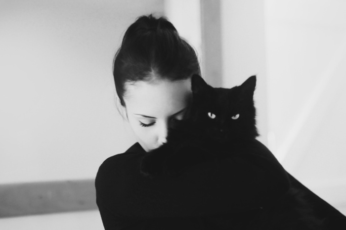 Девушка с черным котом [Екатерина Витальевна Белецкая] (fb2) картинки и рисунки