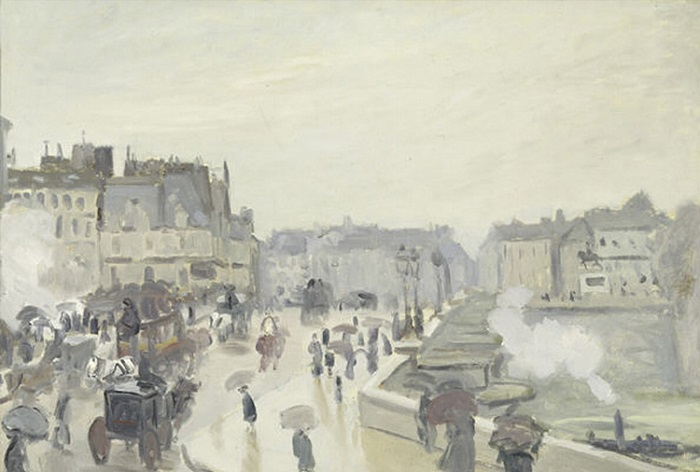 Картина французского живописца Клода Моне. На самом деле - это самый старинный мост Парижа. 1871 г.