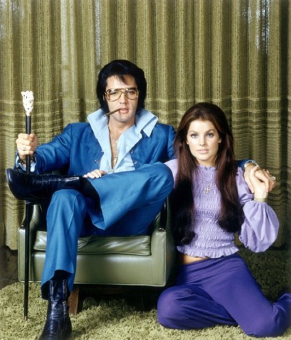 Элвис и Присцилла Пресли, 1971 год.