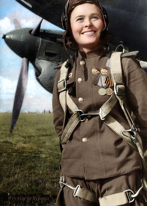 Герой Советского Союза, «дочь неба», за все время военных действий ей удалось совершить 72 боевых вылета.