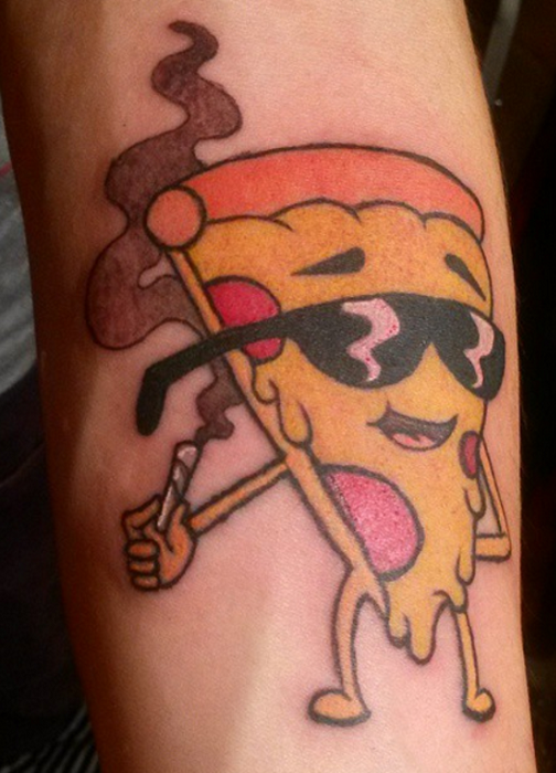 Татуировка для заказа пиццы