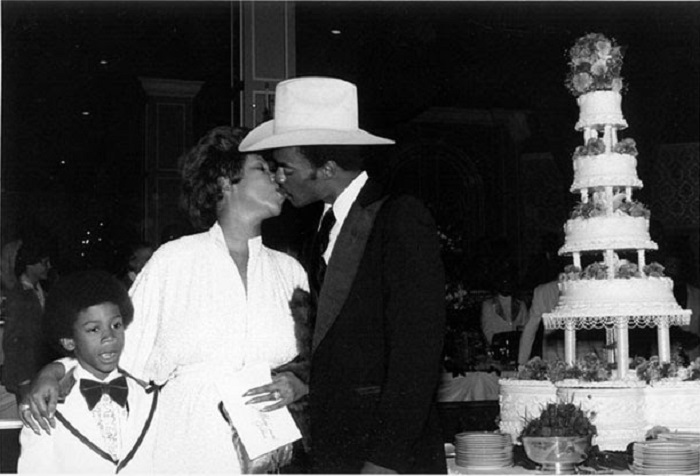 Свадьба американской певицы и актёра, 1978 год.