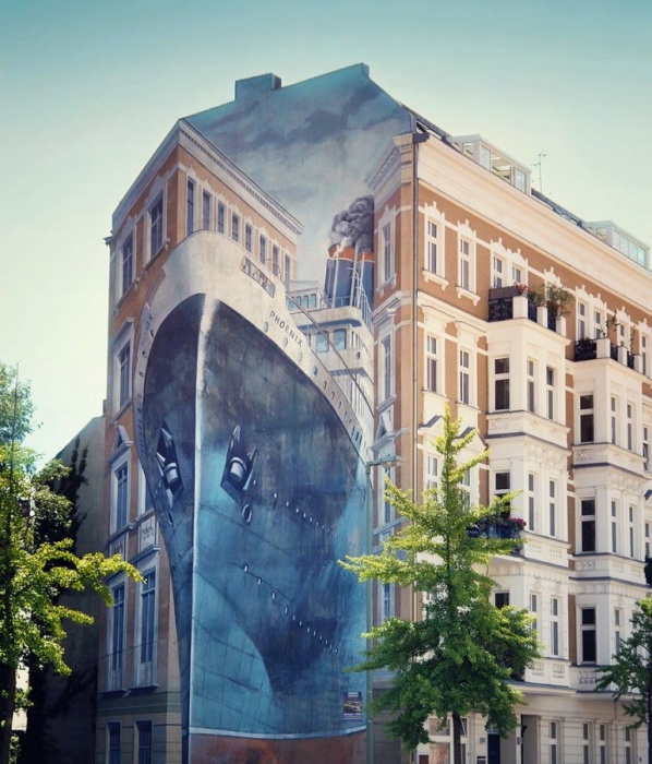 Стрит-арт, от которого невозможно отвести глаз в Берлине.
