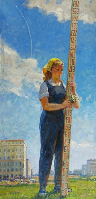 Автор плаката: Ярослав Викторович Титов, 1967 год.