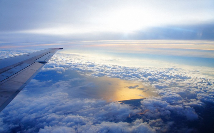 Картинка из окна самолета