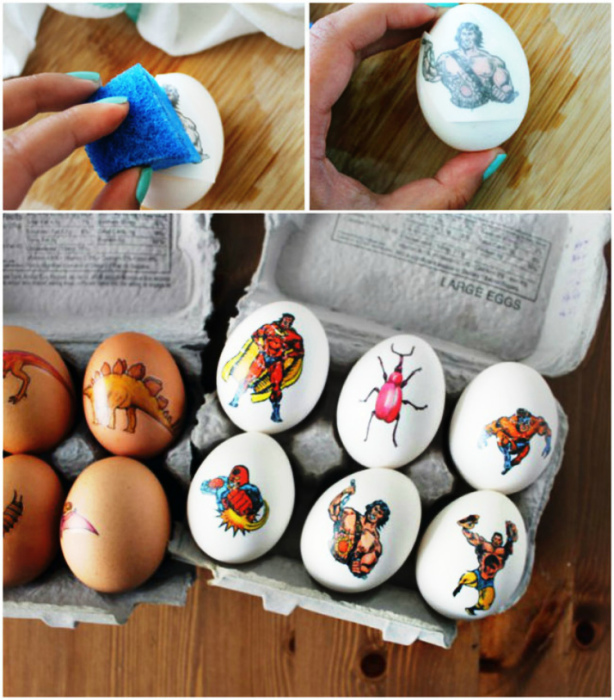 Декорируем пасхальные яйца надувными шарами