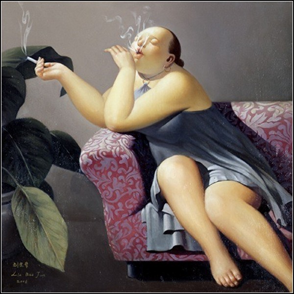 Дамы с курительными трубками. Лю Бао Джун (Liu Bao Jun)
