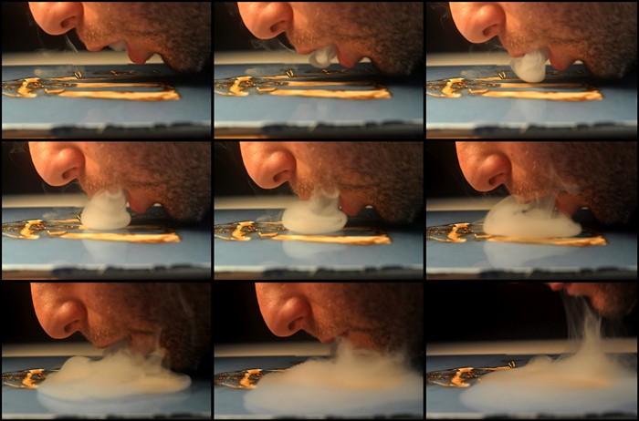 Blow Job: картины, нарисованные дымом марихуаны