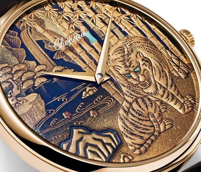 Креативные часы Chopard L.U.C. XP Urushi с росписью Kiichiro Masumura