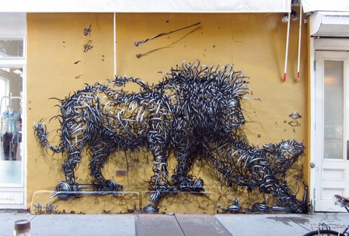 Скульптуры в виде граффити. Уличное искусство от DALeast