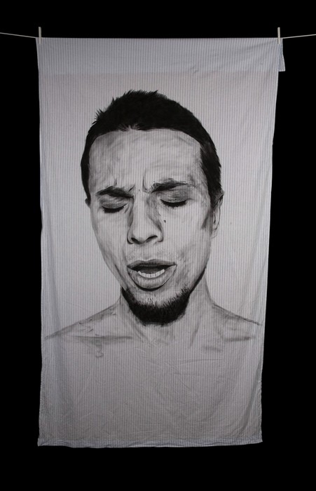 Портреты на простынях. Арт-проект Orgasms от Диего Бейро