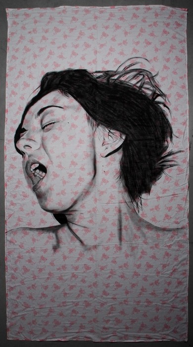Портреты на простынях. Арт-проект Orgasms от Диего Бейро