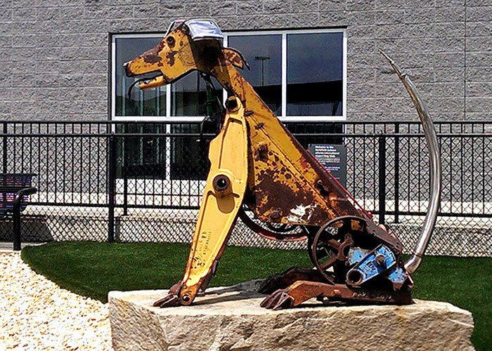 Собаки-роботы из металлолома. Скульптуры Дуга Мейкемсона (Doug Makemson)