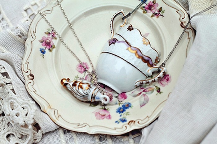 Table-wear, из керамической посуды в оригинальные украшения