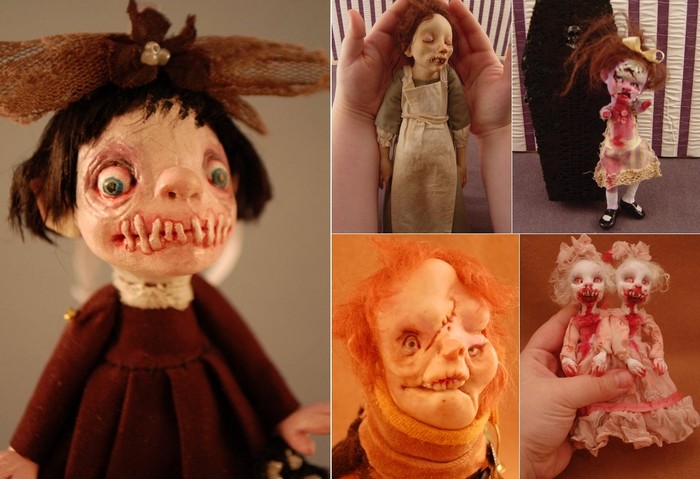 Куклы-зомби, куклы-монстры, куклы-трупы от Камиллы Млынарчик