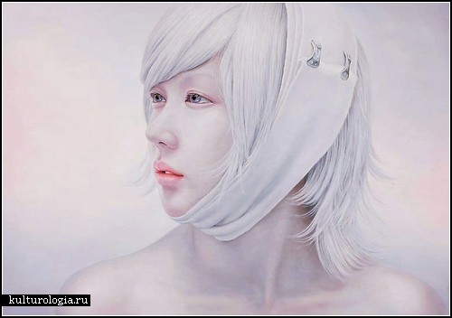 Забинтованные девушки на картинах Kwon Kyung Yup