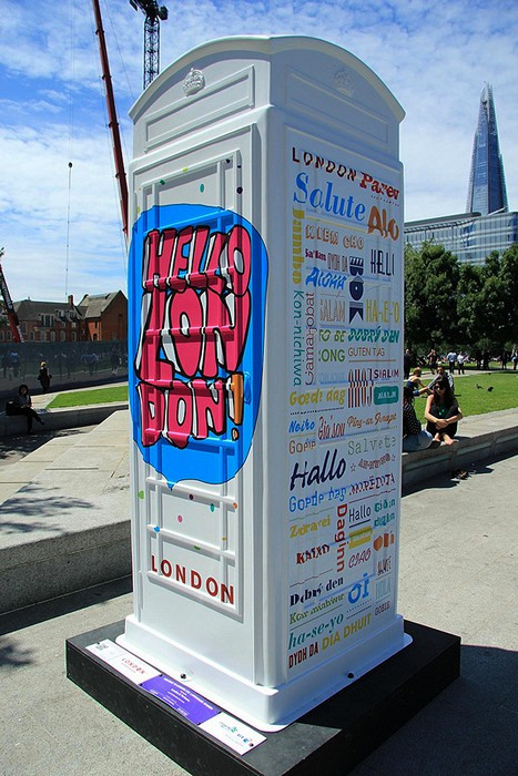Новый дизайн для знаменитых лондонских телефонных будок. Арт-проект BT Artbox