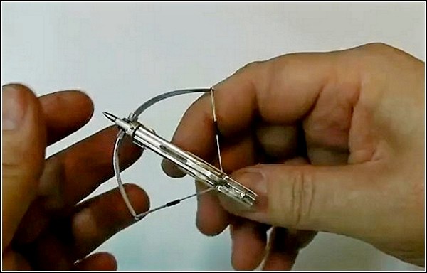 Серебряное мини-оружие с алюминиевыми стрелами