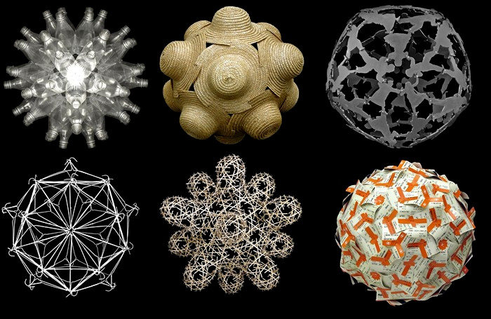 Сферические скульптуры из арт-проекта Spheres. Креатив Ника Сэйерса (Nik Sayers)