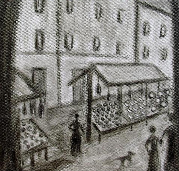 Картины Alessandro Ricci, нарисованные уличным смогом