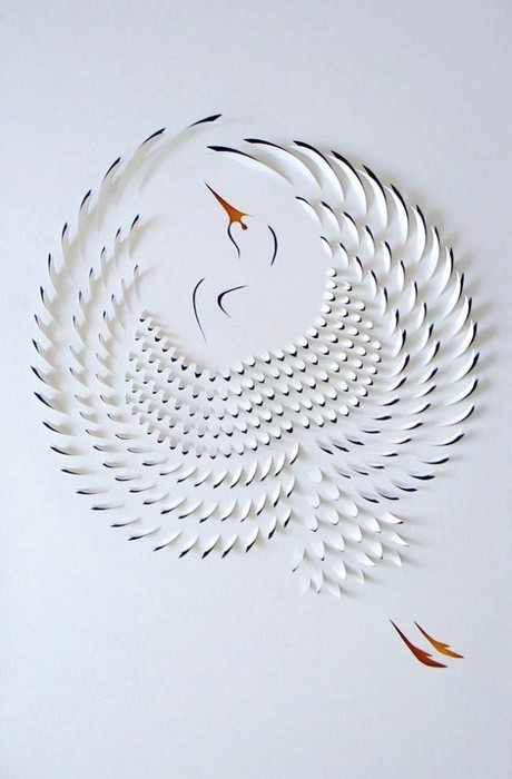 Геометрический paper art от Лизы Родден
