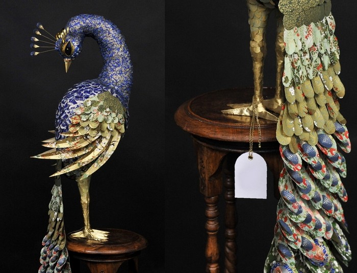 Скульптуры птиц из бумаги от The Makerie Studio