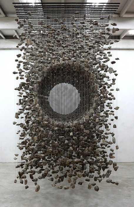 Скульптурные инсталляции из камней от Jaehyo Lee