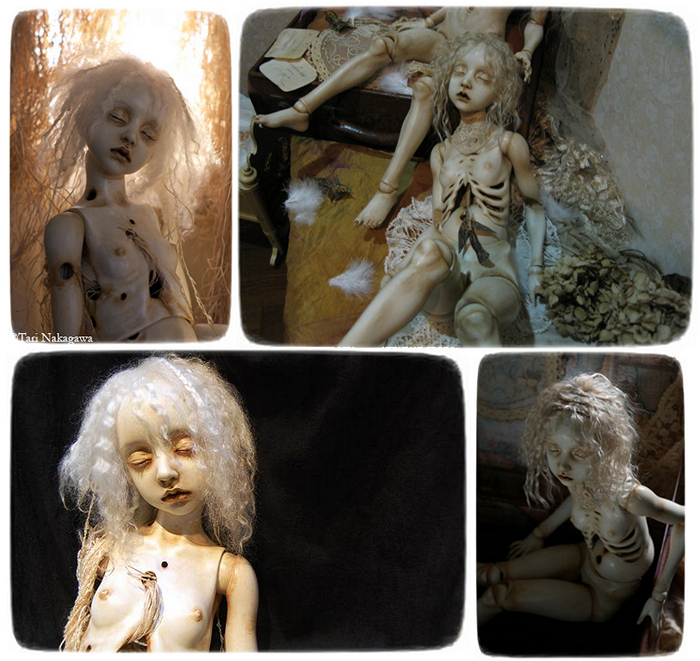 Мертвые куклы из серии Necro Nymphys от Tari Nakagawa