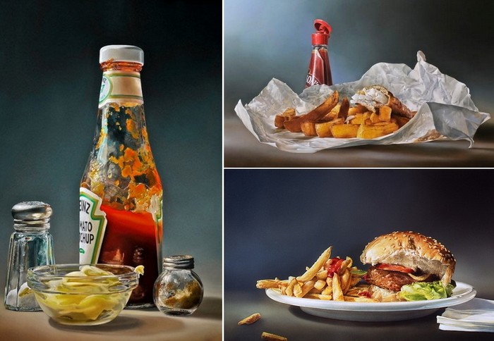 Мегареалистические картины с изображением еды от Tjalf Sparnaay