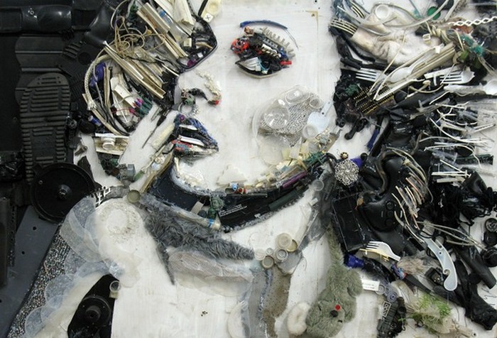 Trash art. Картины из мусора от Тома Дейнингера (Tom Deininger)