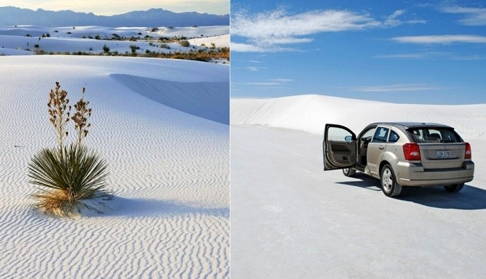 Белые пески в Нью-Мексико. Место, где всегда «зима»