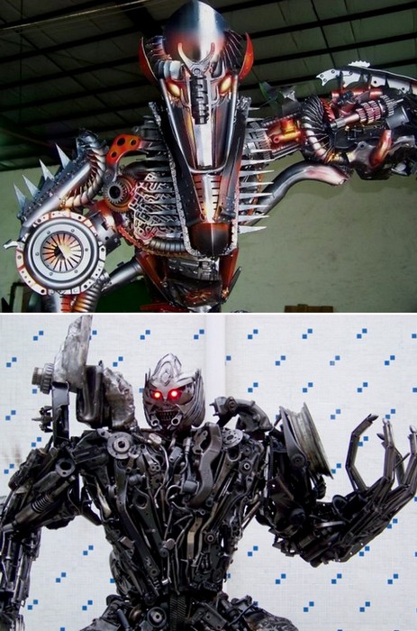 Железные роботы-трансформеры