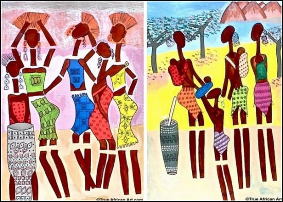 Африканская живопись из галереи TrueAfricanArt