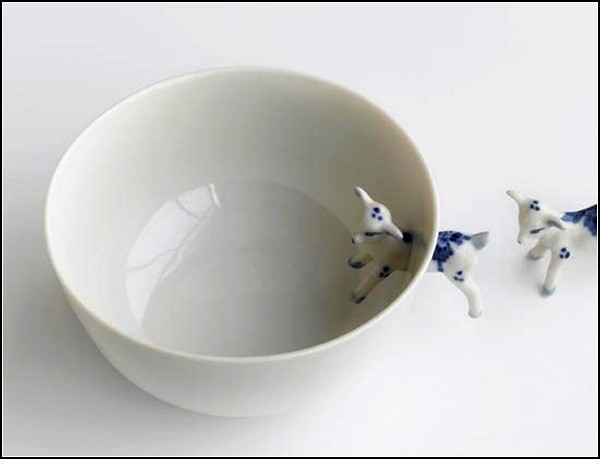 Арт-посуда из керамики от Моники Гуссенс (Monique Goossens)
