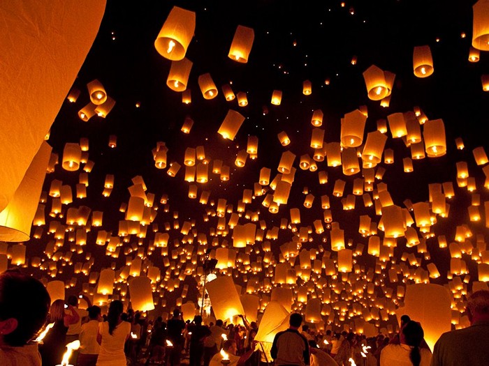 Floating Lanterns, Thailand