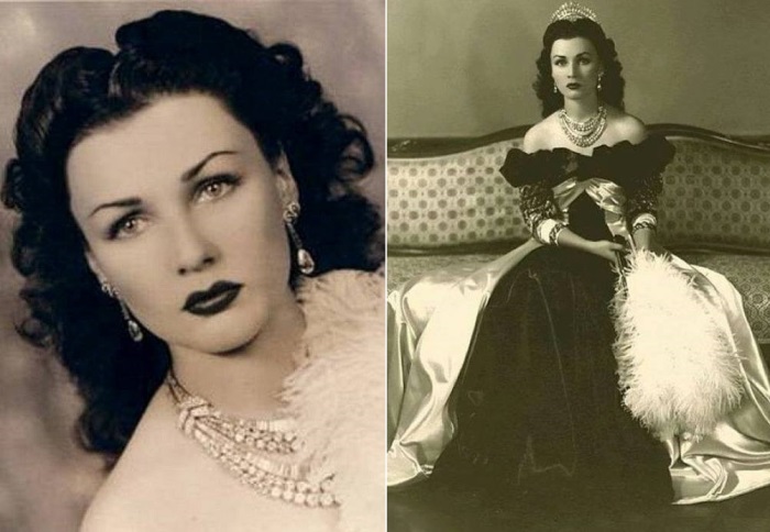 Королева Ирана Фавзия Фуад, 1945 | Фото: liveinternet.ru