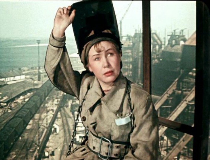 Кадр из фильма *Высота*, 1957