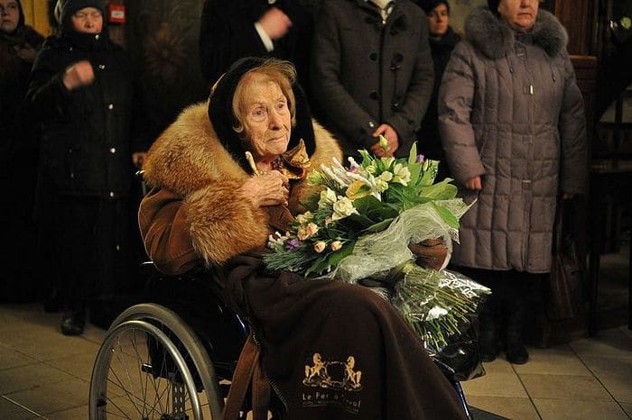 100-летняя баронесса фон Дрейер во время визита в Россию в 2015 г. | Фото: pravoslavie.ru