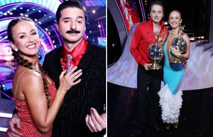 Победители шоу *Танцы со звездами* Иван Стебунов и Инна Свечникова