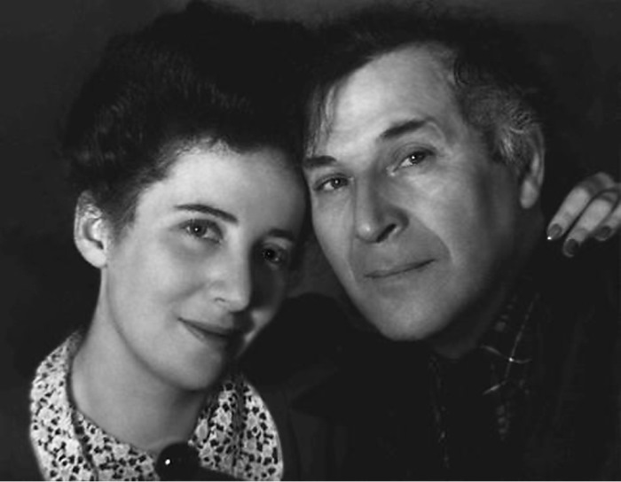 Марк Шагал с дочерью Идой