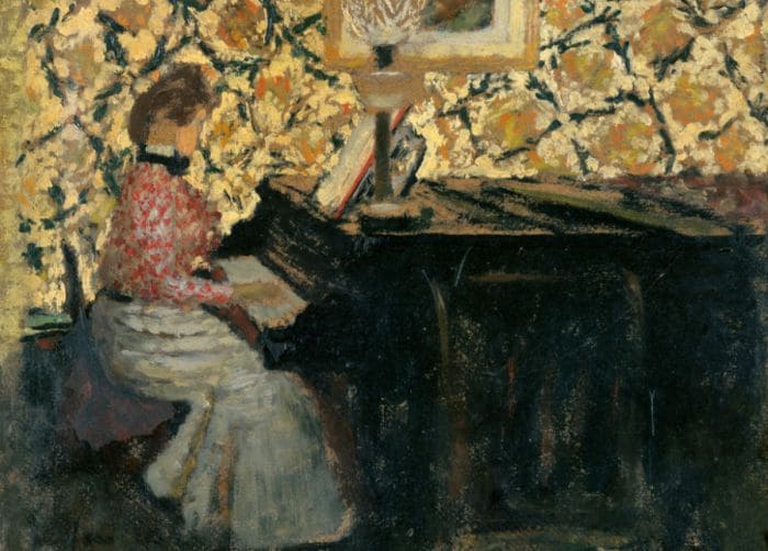 Жан Эдуар Вюйар. Мизиа у фортепиано, 1896. Фрагмент | Фото: lovers-of-art.livejournal.com