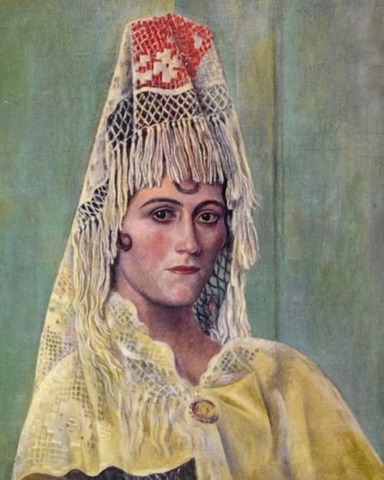 Пабло Пикассо. Ольга Хохлова в мантилье, 1917 | Фото: artchive.ru