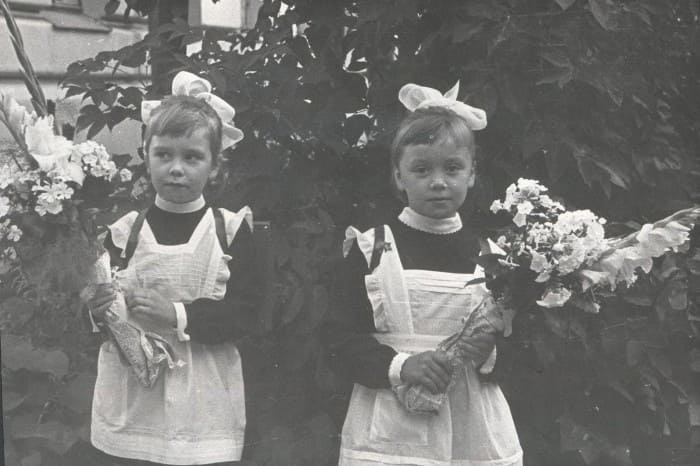 Евдокия и Любовь Германовы в детстве | Фото: starhit.ru