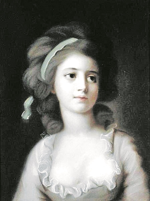 На портрете работы С. Тончи по мнению одних исследователей изображена София Потоцкая, по мнению других – ее родственница Хелена де Линь