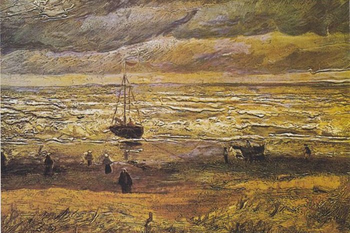 Винсент Ван Гог, *Вид моря в Шевенингене*