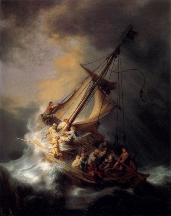 Рембрандт ван Рейн, *Шторм на море Галилейском*