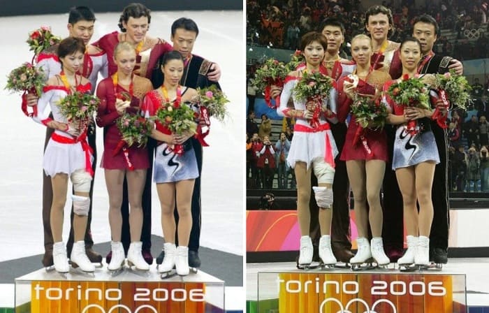 Олимпийские чемпионы Татьяна Тотьмянина и Максим Маринин