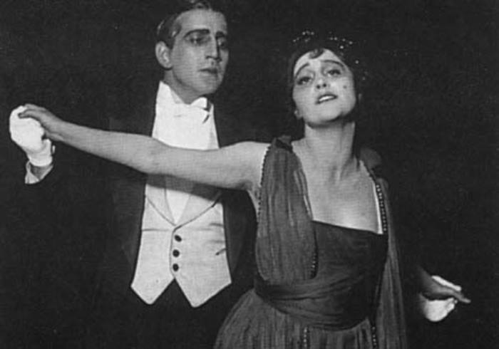 Кадр из фильма *Последнее танго*, 1918